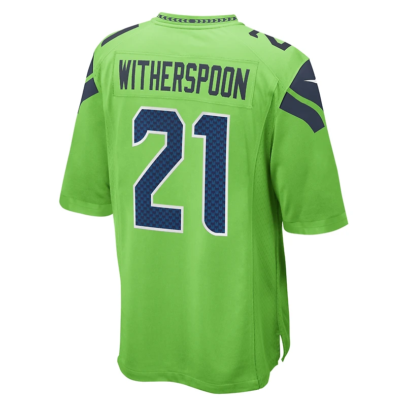 Men's Nike Devon Witherspoon Neon Green Seattle Seahawks  Game Jersey