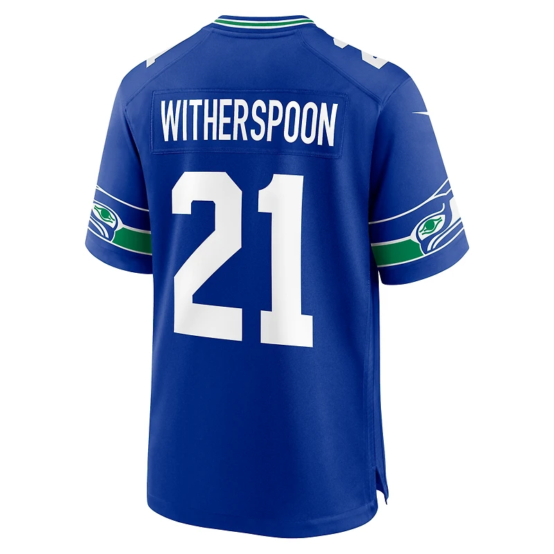 Men's Nike Devon Witherspoon Royal Seattle Seahawks Alternate 50th Season Game Jersey