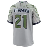 Maillot Nike Devon Witherspoon Wolf Grey pour homme, collection Rivalries 2025 des Seattle Seahawks
