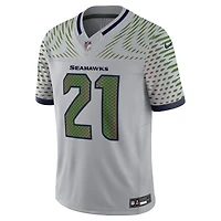Men's Nike Devon Witherspoon Wolf Gray Seattle Seahawks 2025 Rivalries Collection Stitched Limited Jersey