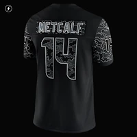 Men's Nike DK Metcalf Black Seattle Seahawks RFLCTV Limited Jersey