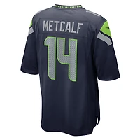 Men's Nike DK Metcalf  College Navy Seattle Seahawks Game Jersey