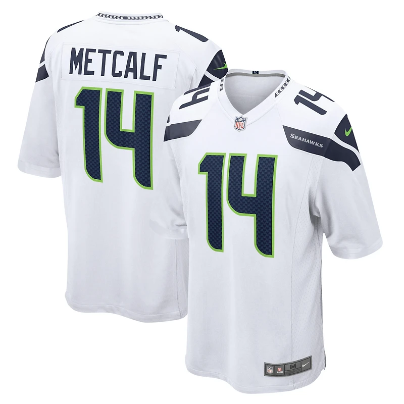 Maillot de match Nike DK Metcalf Seattle Seahawks pour homme, blanc