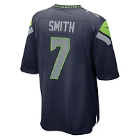 Men's Nike Geno Smith  College Navy Seattle Seahawks Team Game Jersey