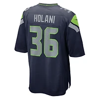 Maillot Nike George Holani College Navy pour homme des Seattle Seahawks