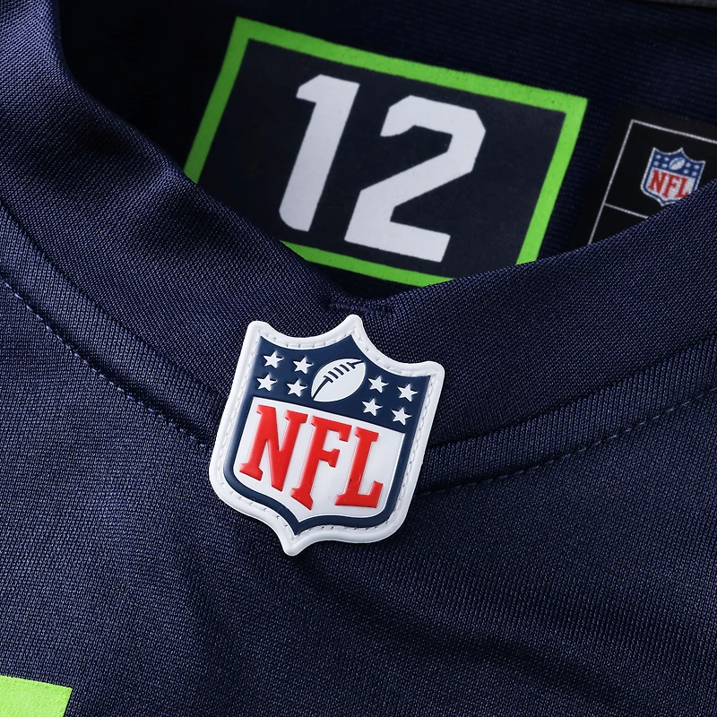 Men's Nike George Holani  College Navy Seattle Seahawks Team Game Jersey