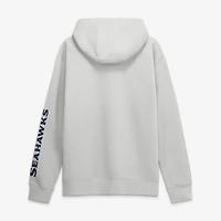 Sweat à capuche zippé Nike Cool Down Club gris Seattle Seahawks pour homme