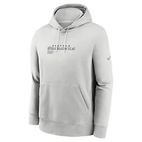 Sweat à capuche Nike gris Seattle Seahawks Edge Pack French Terry Club pour homme