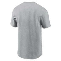 T-shirt essentiel avec logo Nike gris Seattle Seahawks pour homme