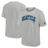 T-shirt Nike gris Seattle Seahawks Rewind Statement Max90 pour homme