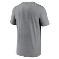 Men's Nike Heather Gray Seattle Seahawks Legend Team Shoutout Performance T-Shirt