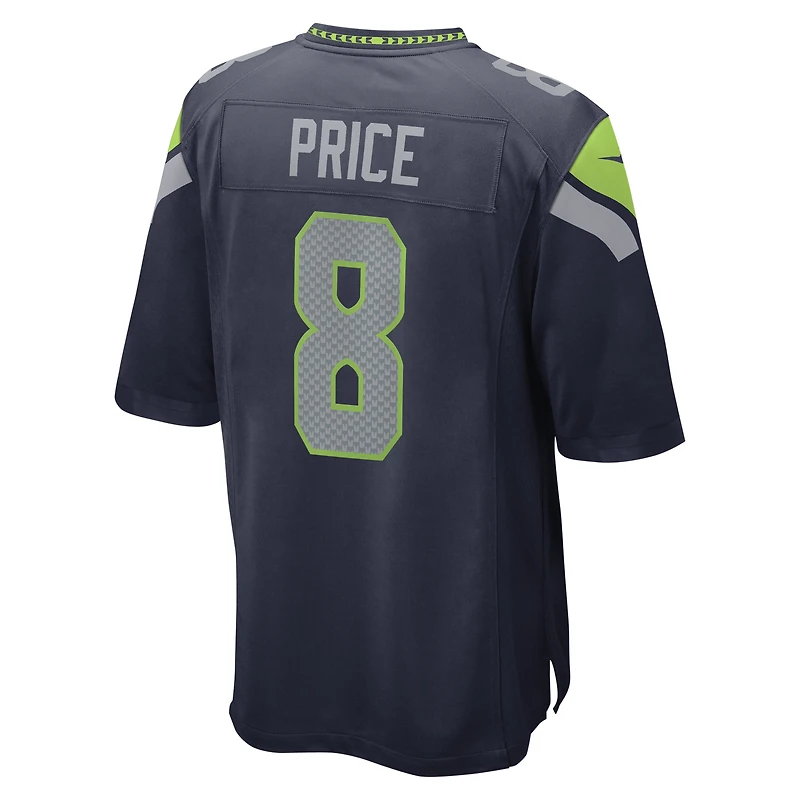 Men's Nike Jadarian Price College Navy Seattle Seahawks 2026 NFL Draft First Round Pick No. 32 Team Game Jersey