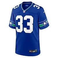 Maillot Nike Jamal Adams Royal pour homme des Seattle Seahawks