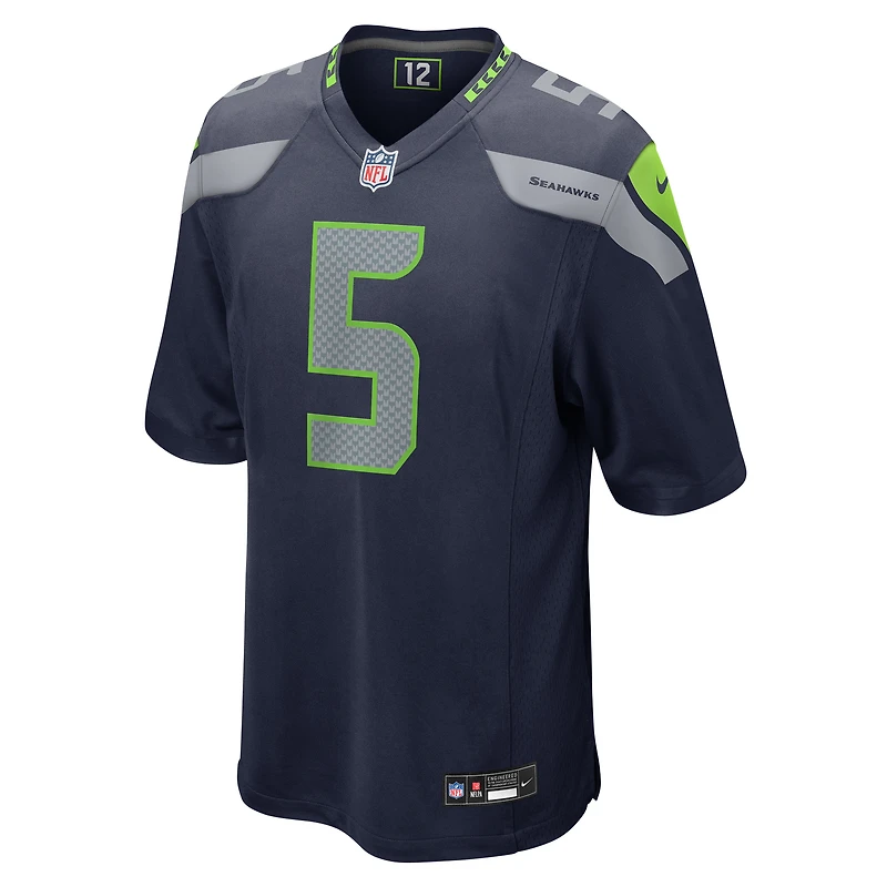 Men's Nike Jason Myers  College Navy Seattle Seahawks Game Jersey