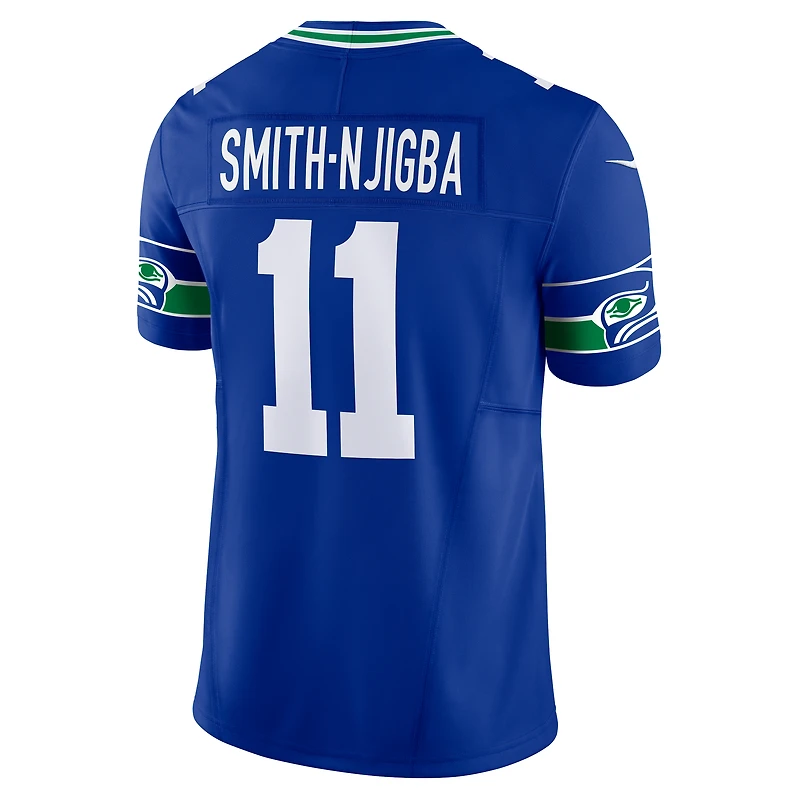 Men's Nike Jaxon Smith-Njigba Royal Seattle Seahawks 50th Season Vapor F.U.S.E. Limited Jersey