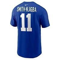 T-shirt Nike pour homme Jaxon Smith-Njigba Royal Seattle Seahawks avec nom et numéro de joueur