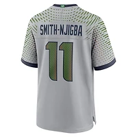 Maillot Nike Jaxon Smith-Njigba pour homme, gris loup, collection Rivalries 2025 des Seattle Seahawks
