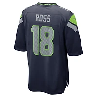 Men's Nike Josh Ross  Navy Seattle Seahawks Game Jersey