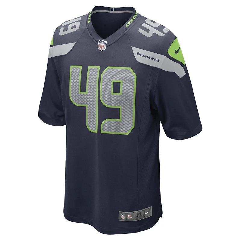 Maillot de joueur match des Seattle Seahawks Nike Joshua Onujiogu College Navy pour hommes