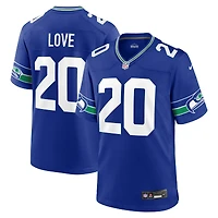 Maillot Nike Julian Love Royal pour homme des Seattle Seahawks