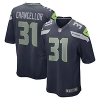Men's Nike Kam Chancellor College Navy Seattle Seahawks Retired Player Game Jersey