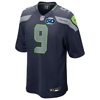 Men's Nike Kenneth Walker III College Navy Seattle Seahawks 50th Season Game Jersey