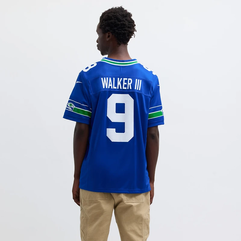 Nike Kenneth Walker III Royal Seattle Seahawks Vapor F.U.S.E. Maillot limité