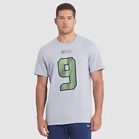 Men's Nike Kenneth Walker III Wolf Gray Seattle Seahawks 2025 Rivalries Collection Player Name & Number T-Shirt