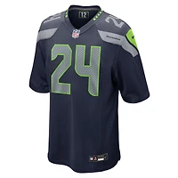 Maillot de match Nike K'Von Wallace College Navy pour homme des Seattle Seahawks