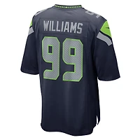 Men's Nike Leonard Williams  College Navy Seattle Seahawks Game Jersey
