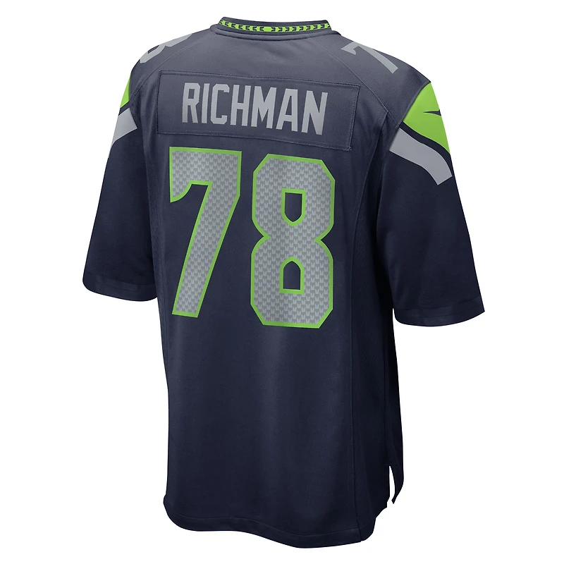 Maillot Nike Mason Richman College Navy pour homme des Seattle Seahawks