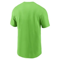 T-shirt essentiel Nike vert fluo Seattle Seahawks Primetime Logo pour homme