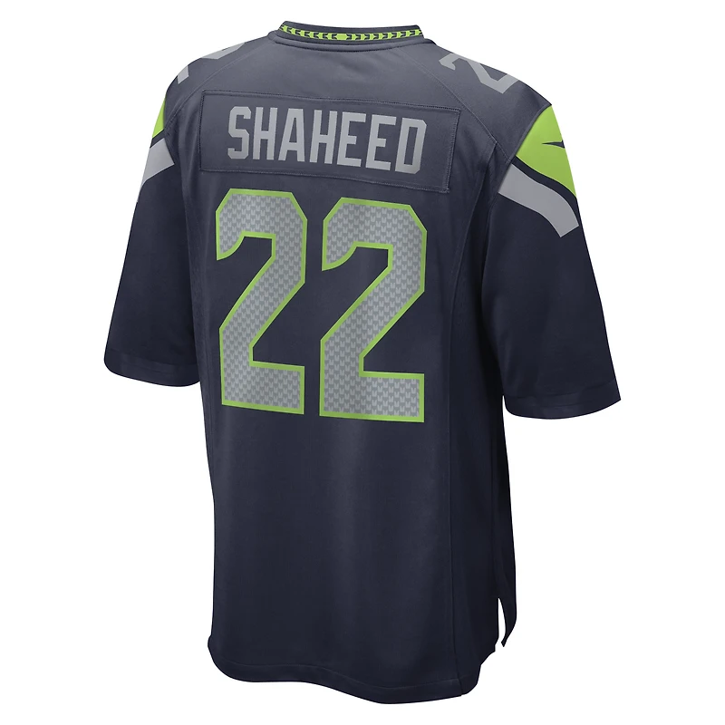Men's Nike Rashid Shaheed College Navy Seattle Seahawks Team Game Jersey