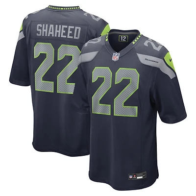 Men's Nike Rashid Shaheed  College Navy Seattle Seahawks Team Game Jersey