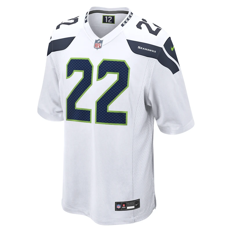 Men's Nike Rashid Shaheed  White Seattle Seahawks Game Jersey