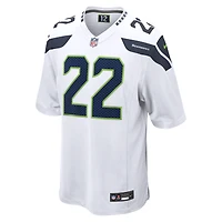 Men's Nike Rashid Shaheed  White Seattle Seahawks Game Jersey