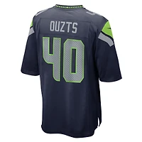 Maillot Nike Robbie Ouzts College Navy pour homme des Seattle Seahawks