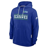 Men's Nike Royal Seattle Seahawks Alt Sideline Standard Issue Dri-FIT Hoodie