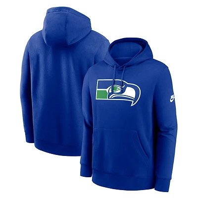 Sweat à capuche Nike Royal Seattle Seahawks Club Fleece pour homme