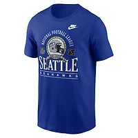 T-shirt essentiel Nike Royal Seattle Seahawks Rewind pour homme