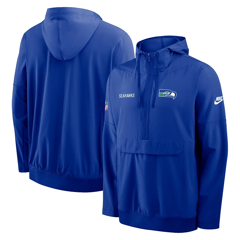 Veste à capuche Nike Royal Seattle Seahawks Sideline Alt Pack pour homme