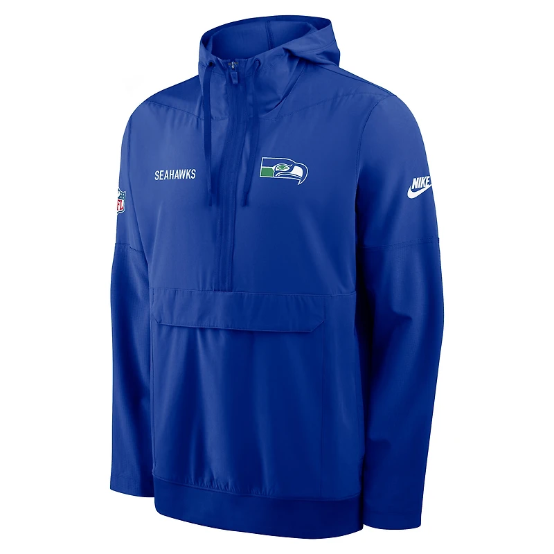 Veste à capuche Nike Royal Seattle Seahawks Sideline Alt Pack pour homme