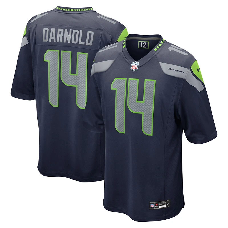 Men's Nike Sam Darnold College Navy Seattle Seahawks Game Player Jersey