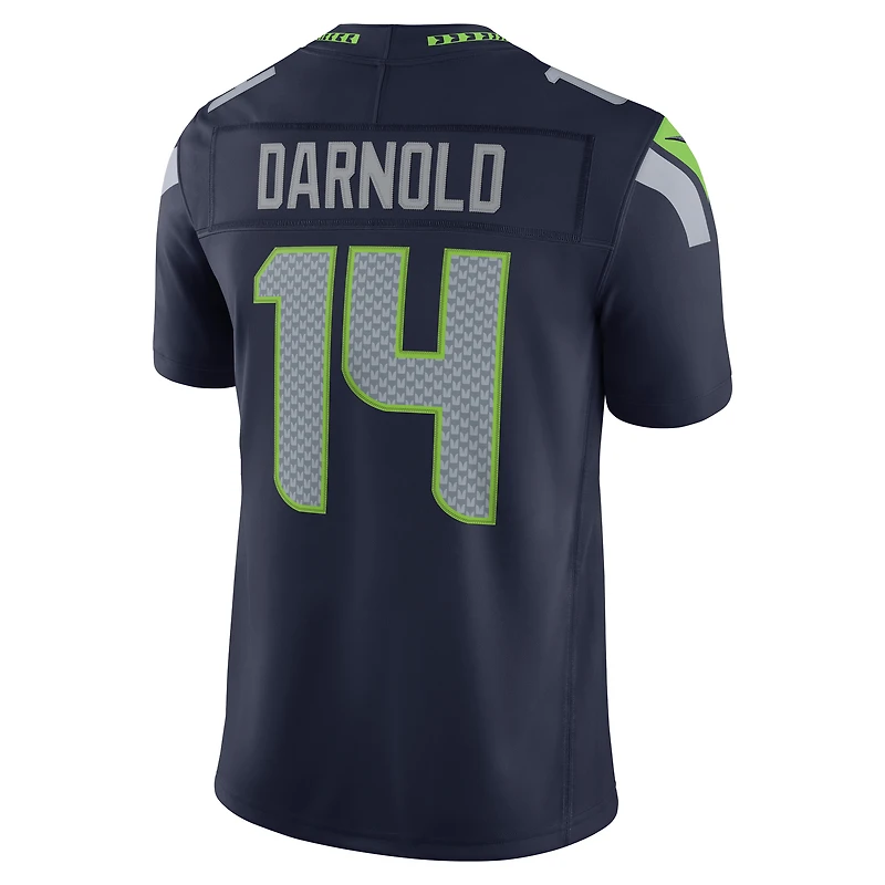 Men's Nike Sam Darnold College Navy Seattle Seahawks Vapor F.U.S.E. Stitched Limited Jersey
