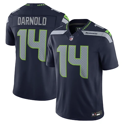Men's Nike Sam Darnold College Navy Seattle Seahawks Vapor F.U.S.E. Stitched Limited Jersey