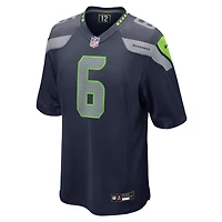Men's Nike Sam Howell  College Navy Seattle Seahawks Game Jersey