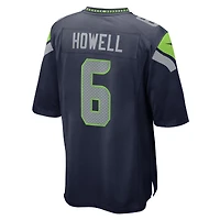 Men's Nike Sam Howell  College Navy Seattle Seahawks Game Jersey