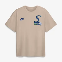 Men's Nike Sand Seattle Seahawks Rewind Max90 T-Shirt