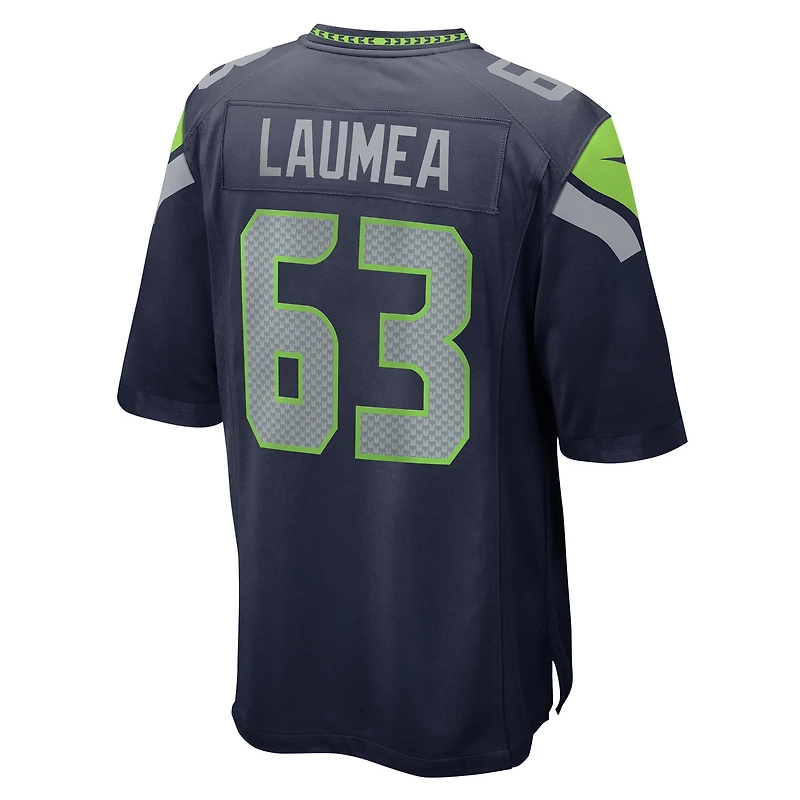 Men's Nike Sataoa Laumea  College Navy Seattle Seahawks Game Jersey