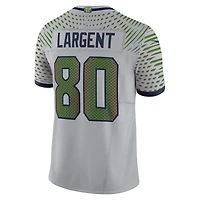 Maillot Nike Steve Largent pour homme, gris loup, Seattle Seahawks, collection Rivalries 2025, édition limitée, joueur retraité